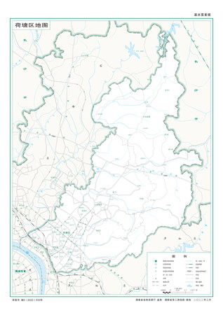 荷塘区地图水系河流湖泊交通行政区划旅游铁路地形卫星流域乡镇村