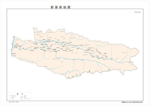 新源县地图水系河流湖泊交通行政区划旅游铁路地形地势山峰卫星村