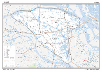 广州市南沙区东涌镇地图行政区划水系交通地形卫星流域打印定制