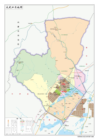 大武口区地图水系河流湖泊交通行政区划旅游铁路地形卫星流域乡镇