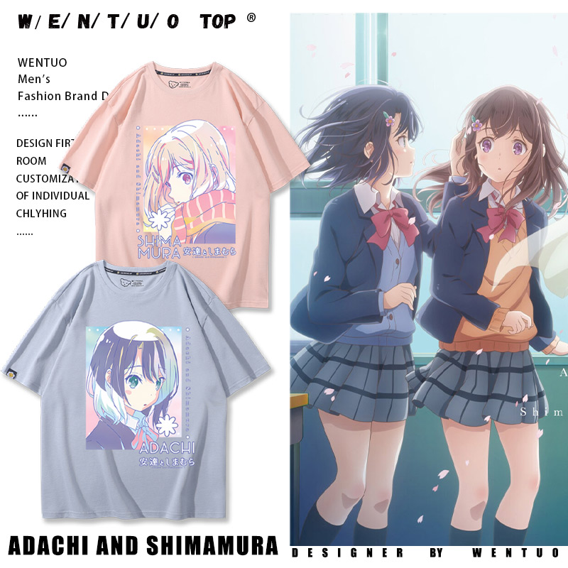 T恤百搭二次元情侣半袖