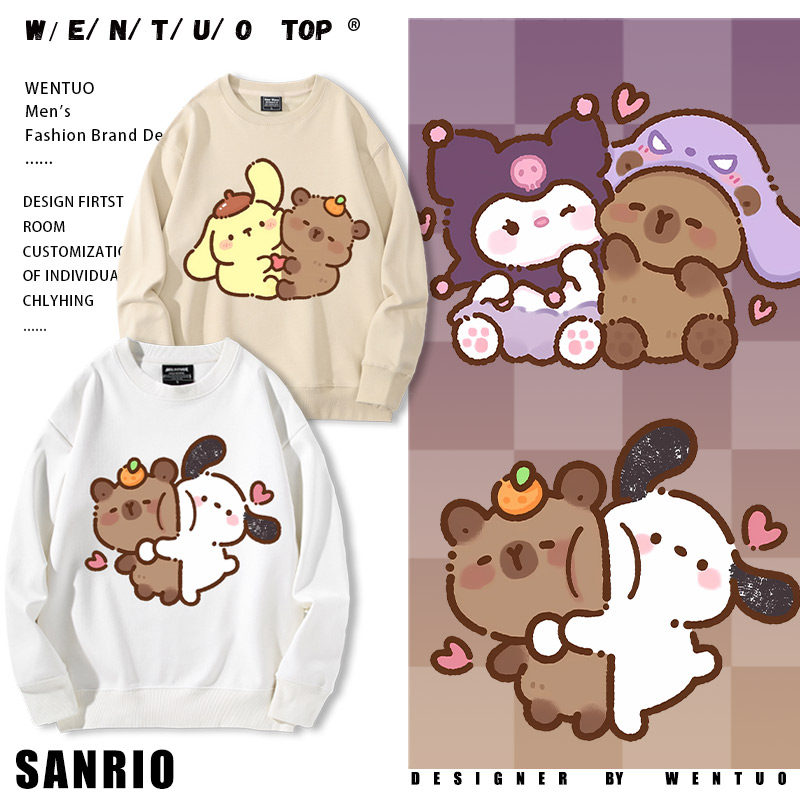 库洛米周边圆领卫衣服秋冬