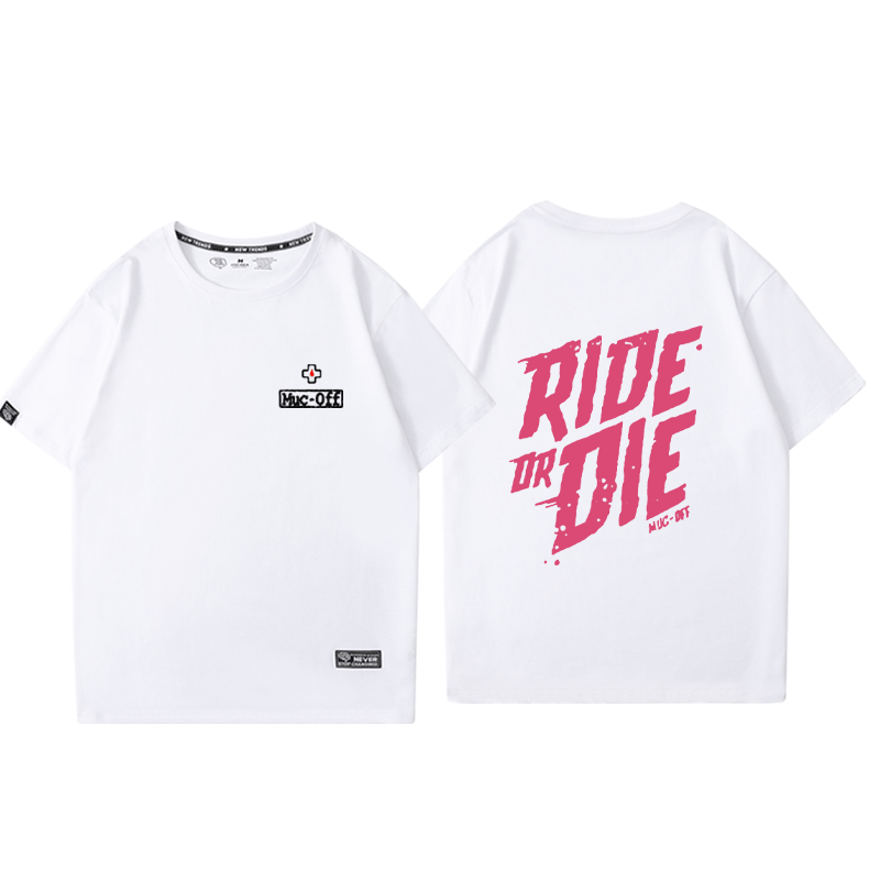 PMuc-Off土坡T恤男女夏季纯棉ride or die速降骑行服宽松短袖休闲