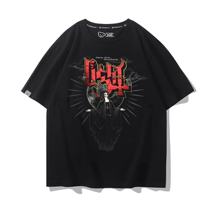 Ghost B.C乐队同款周边潮流纪念款T恤男女Papa瑞典硬摇滚乐队半袖