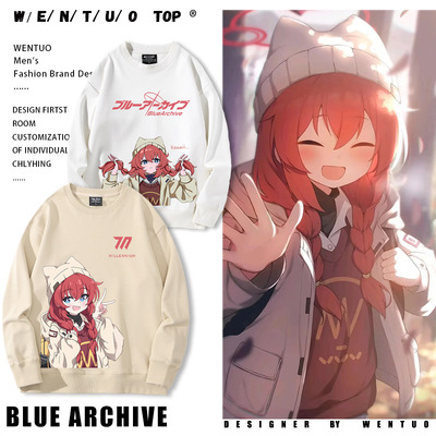 学生秋冬长袖二次元上衣服