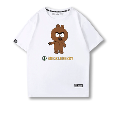 Brickleberry脆莓公园Malloy同人联名T恤衫男女夏季纯棉动漫短袖