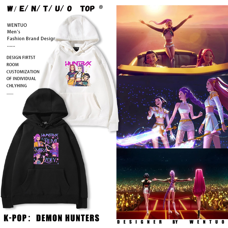 连帽卫衣超火二次元宽松长袖