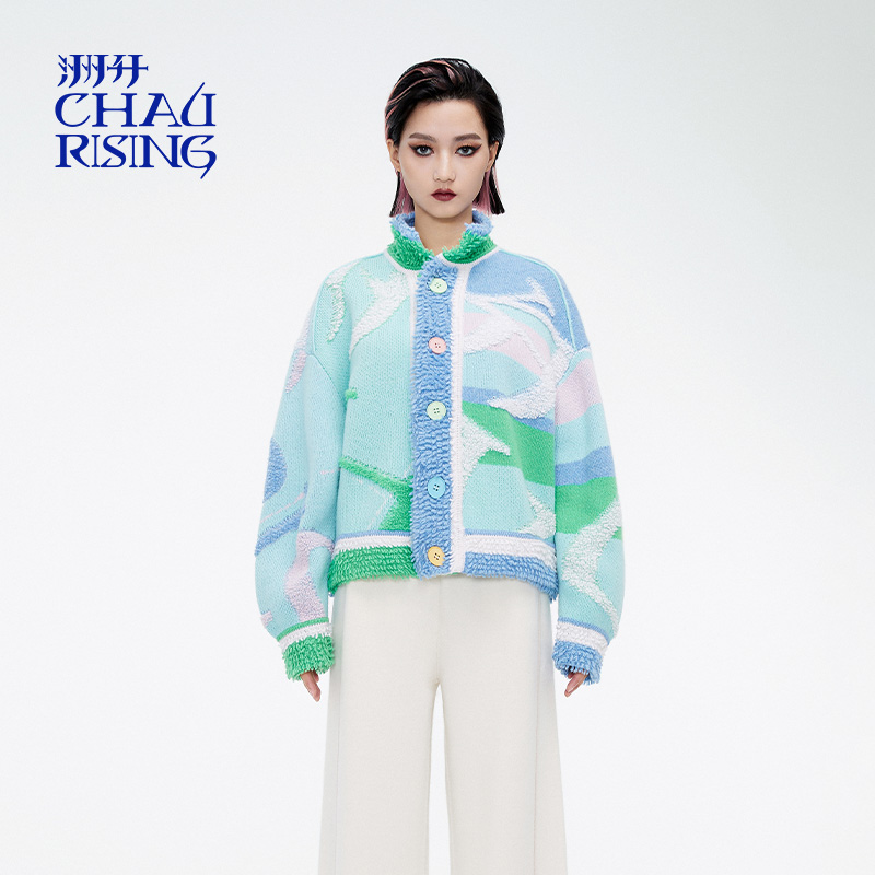 时尚流苏加厚羊毛短外套