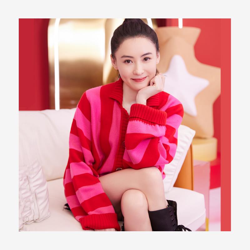 欧代张柏芝同款毛衣韩版