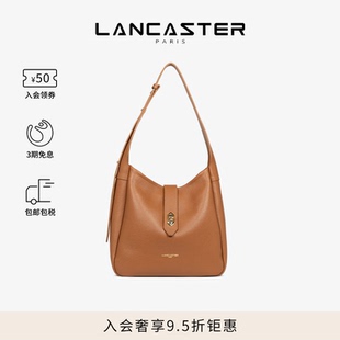 TopDouble系列进口牛皮HOBO托特包通勤女包 Lancaster兰卡斯特