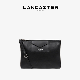 Maya系列 LANCASTER兰卡斯特 PVC拼牛皮拉链细带斜挎手拿信封包