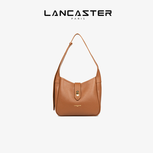 TopDouble系列双面纹理牛皮斜挎水桶包小号 Lancaster兰卡斯特