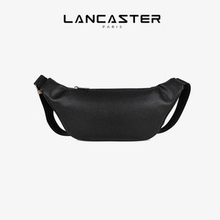 Maya系列粒面PVC拼牛皮大容量斜挎腰包胸包 Lancaster兰卡斯特