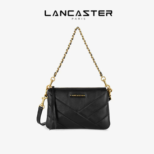 Soft Lancaster兰卡斯特 Matelassé系列粒面牛皮链条信封包小号