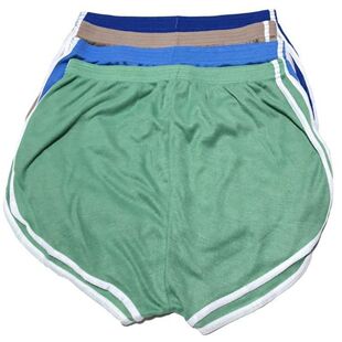 男士 5条 中老年内裤 加肥加大短裤 宽松中高腰 头肥佬平角裤