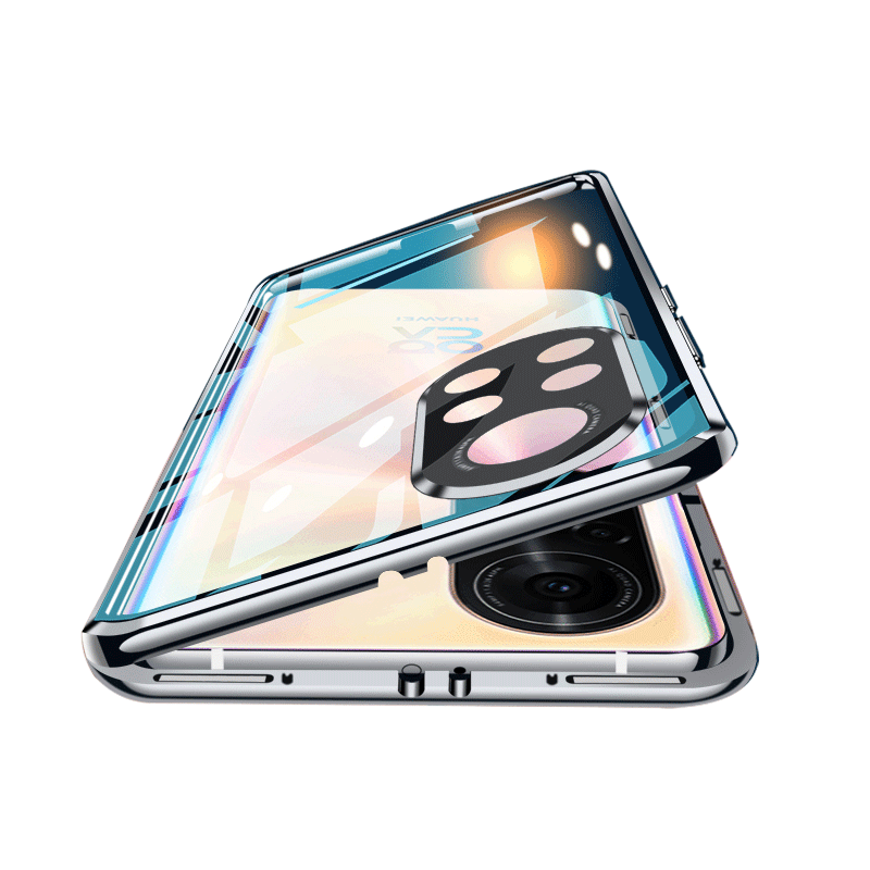 适用荣耀v40pro双面玻璃手机壳