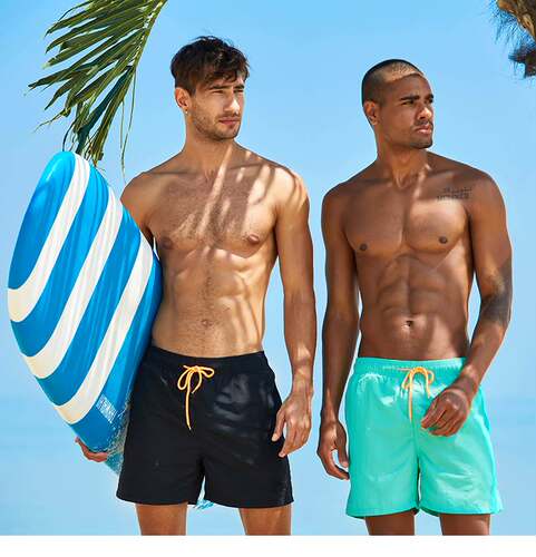 summer swimwear beach shorts men swimming swimsuits sports