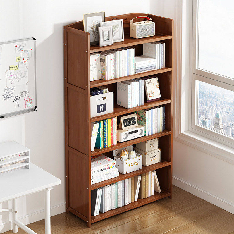 楠竹书柜简易客厅多层储物收纳厨房置物架儿童学生实木小书架落地,住宅家具,单个书柜,淘宝优惠券,粉丝福利购,淘宝优惠卷