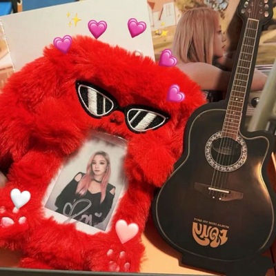 SINGBA小狐狸毛绒卡套可爱校园饭卡公交卡专辑小卡照片展示挂件