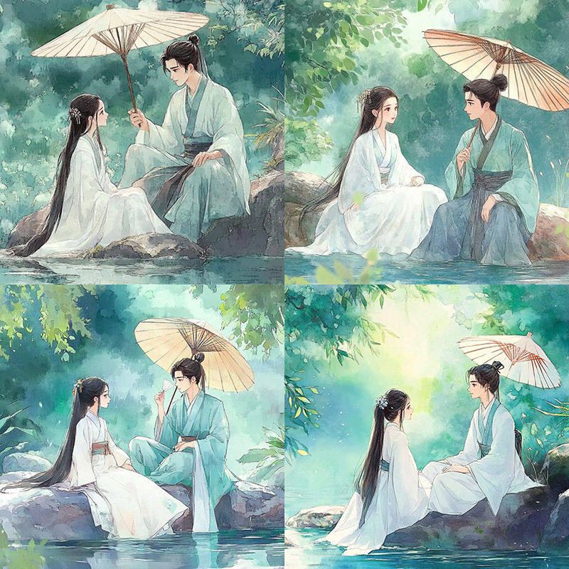 古风情侣5D钻石画diy手工钻石贴画带框卡通人物客厅卧室装饰,居家布艺,钻石绣,淘宝优惠券,粉丝福利购,淘宝优惠卷