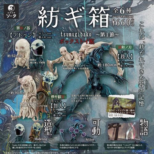 现货日本SO-TA纺箱第一节再贩裁人布顿可动拼装手办造型玩具扭蛋