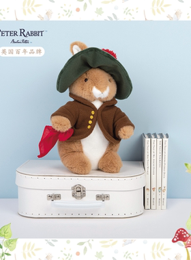 英国正版PeterRabbit比得兔本杰明公仔玩偶布偶毛绒玩具