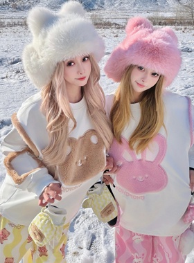 CHOPCHOP26新品 【睡衣派对卫衣】3L滑雪服全压胶加绒保暖