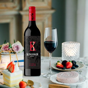 澳大利亚金溢满红半干型干红葡萄酒橡木桶12个月14度红酒750ml