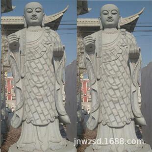 石造达摩祖师雕塑图石雕五百罗汉像制作花岗岩十八罗汉雕像报价