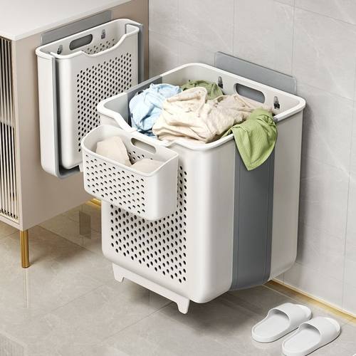 脏衣桶脏衣篓家用壁挂可折叠浴室