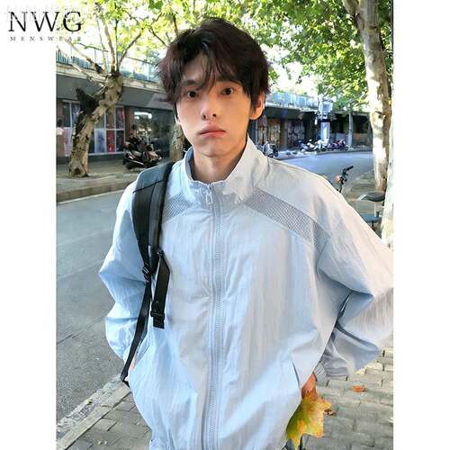 upf50+冰丝防晒衣男夏季薄款网眼透气速干户外骑行防晒服休闲外套