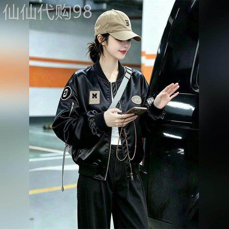潮牌短款棒球服外套女款2026秋季今年流行爆款超好看夹克休闲上衣
