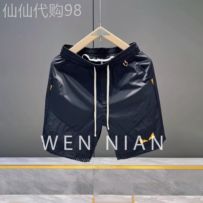 韩国WEN NIAN高端欧货速干短裤男2026夏季外穿休闲运动五分裤潮牌