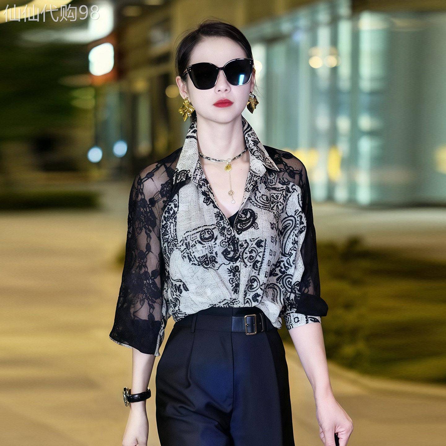 2026新款夏季女超火减龄法式衬衫白领独特漂亮巨好看气质衬衫上衣