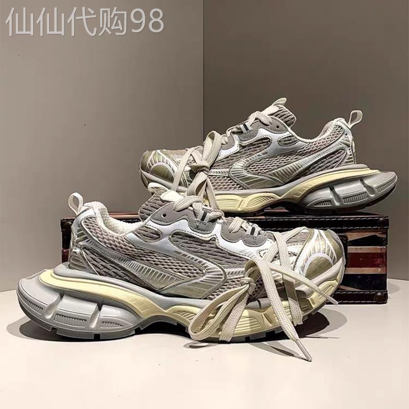 【高品质】巴黎3xl老爹鞋2026年新款运动跑步鞋厚底增高男鞋女款
