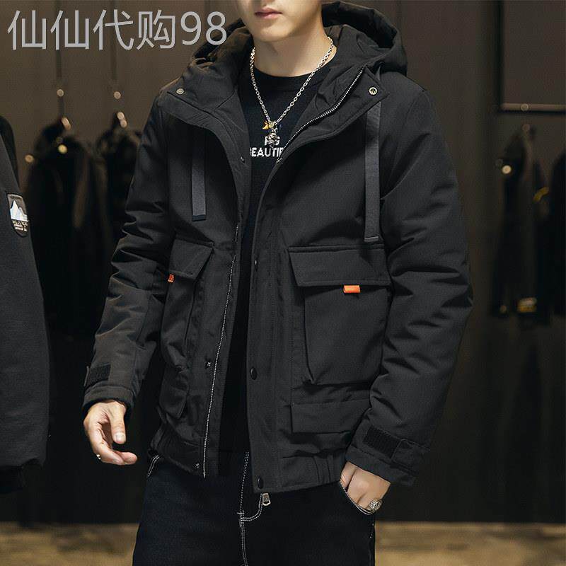 棉衣男士外套冬季2025新款美式羽绒棉服工装男装潮流保暖加厚棉袄