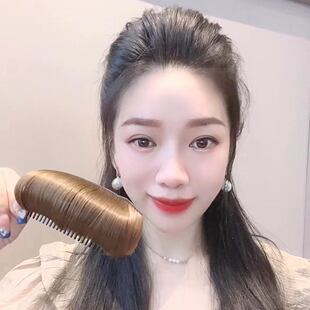 非金属亚克力发饰 新款时尚手工假发气质蓬松盘发增高垫发神器款