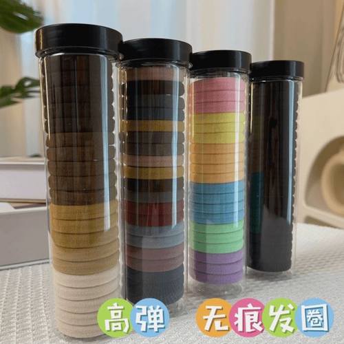 二姐8.940M根宽边高弹力发圈简约百搭头绳小清新发绳皮筋发饰头饰