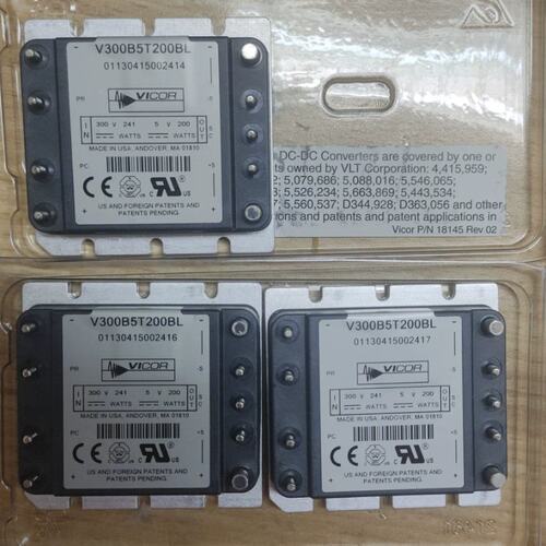 价V300B5T200BL，进口VICOR电源模组，可提供筛选报告，可直拍！