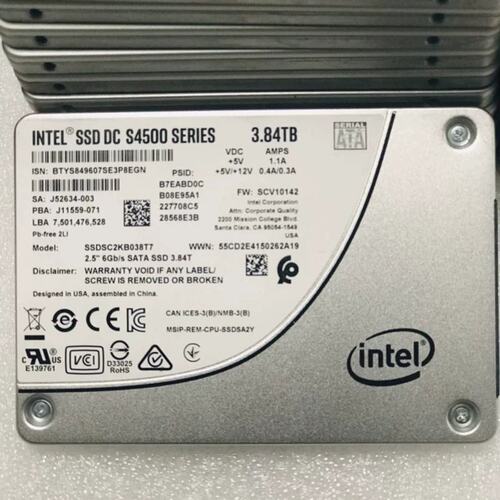 议价准S4500 3.84T固态 SSDSC2KB038T7