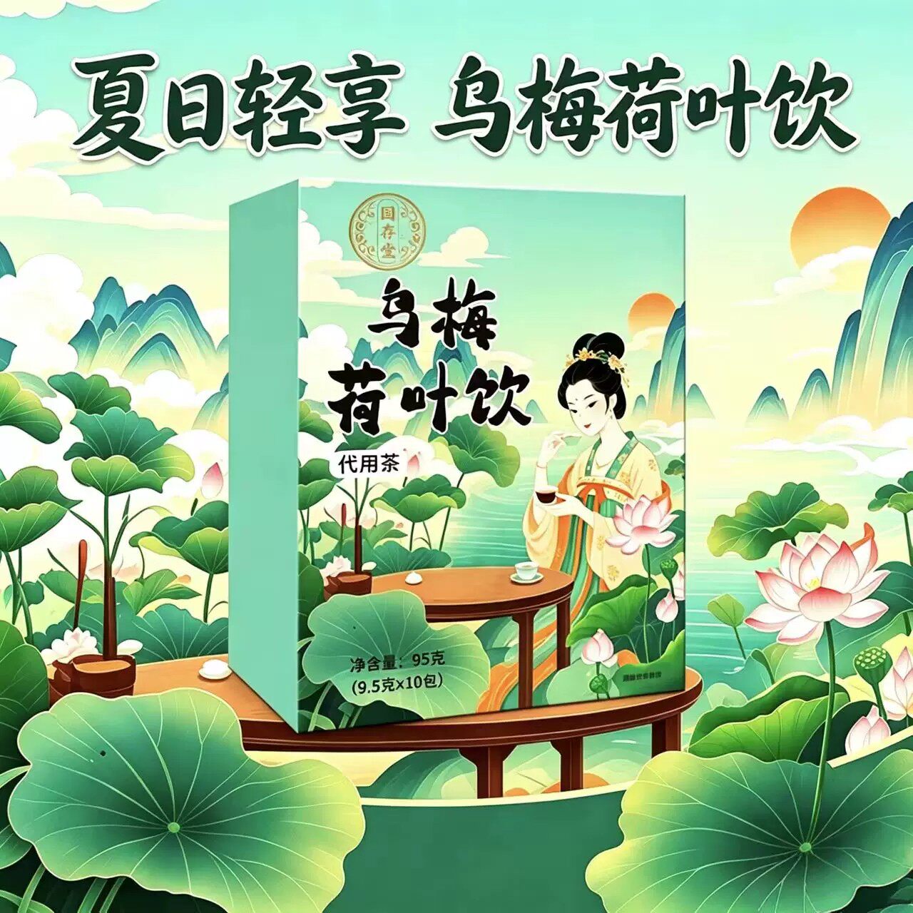 【浙江中医院】同款乌梅荷叶饮