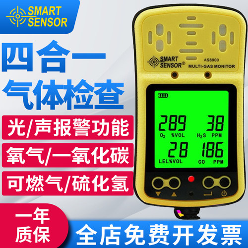 四合一气体检测仪AS8900