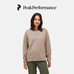 Peak Grid户外运动女子抓绒吸湿圆领卫衣 Performance壁克峰Trail