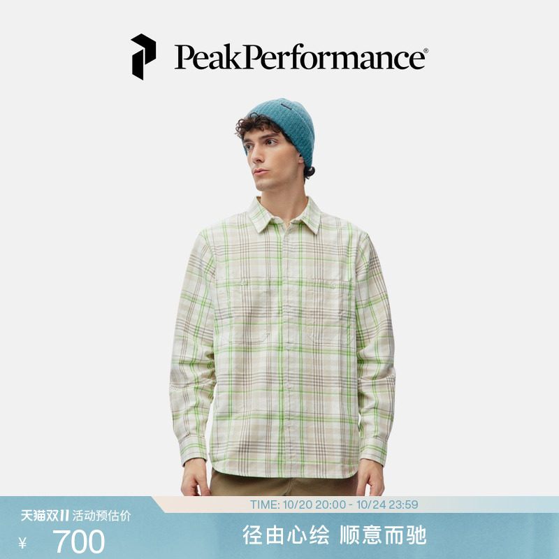 壁克峰HeavyCotton男子格纹衬衫