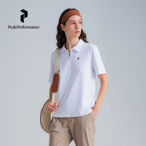 壁克峰女户外高尔夫短袖POLO衫