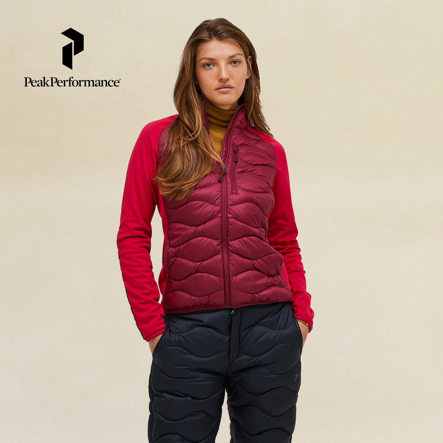 Peak Performance壁克峰吐司服®Helium Hybrid女子保暖羽绒服