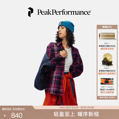 壁克峰HeavyCotton女子格纹衬衫