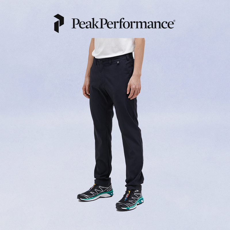 Peak Performance壁克峰男子弹力修身通勤商务休闲轻量长裤G77175