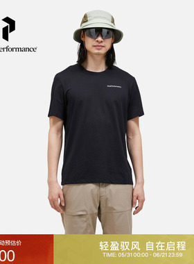 Peak Performance壁克峰男士新品城市户外风运动中性色短袖T恤