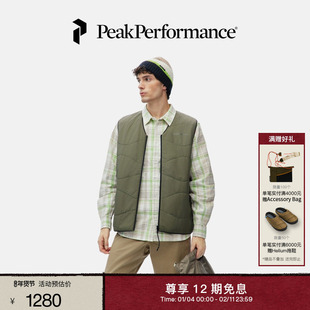Peak Performance壁克峰Insulated Reversable男双面背心马甲保暖